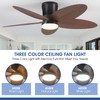 Surtime Palm Leaf Ceiling Fans with Lights-42 Tropical Ceiling Fan