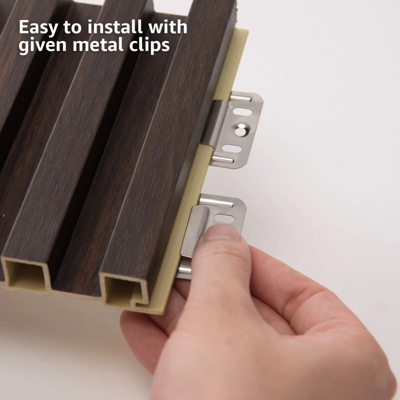 Art3d Slat Wall Panel8-Pack 96x6in Covering 32sq.ftWPC Acoustic Diffuser Panel