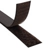 Klebeshop24 Velcro Tape for Sewing, Set Hook and Fluff, Brown,