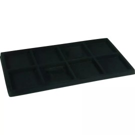 FindingKing 5 Black 8 Compartment Display Tray Inserts
