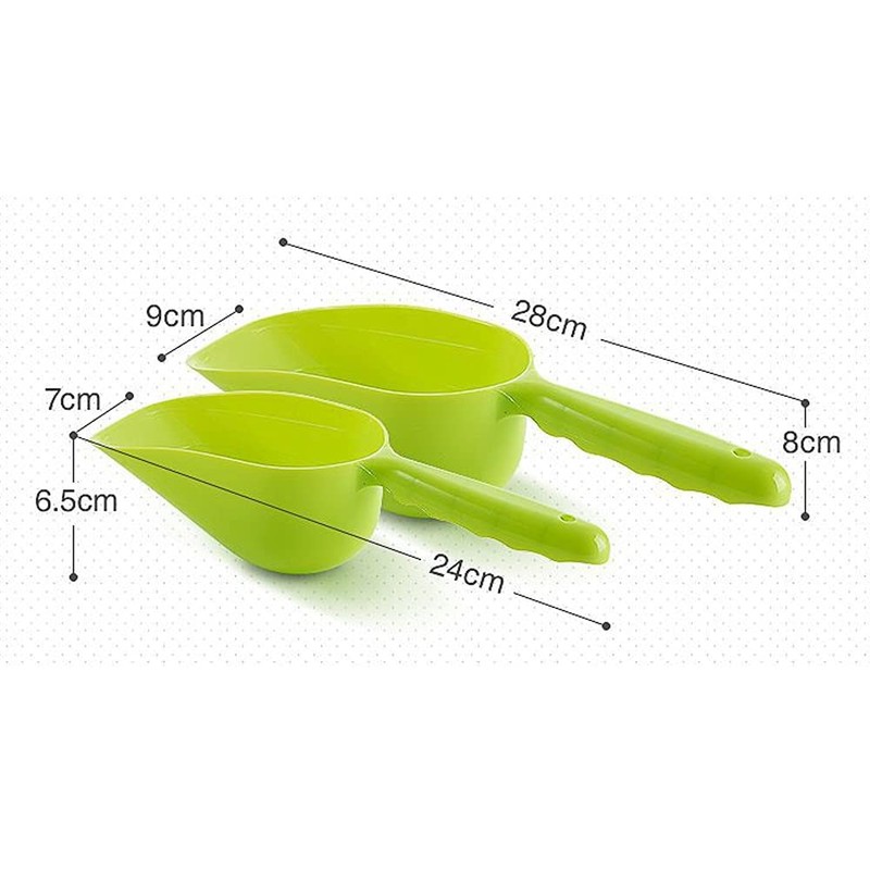 Plastic Pet Scoop Feeder Scoop Feeding Spoon Measuring Spoon with
