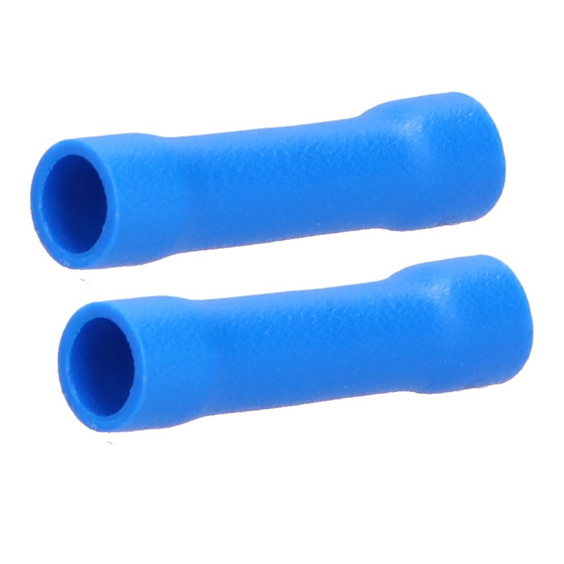 1000 Pcs Blue Butt Connectors Fully Insulated Crimp Terminal Connectors
