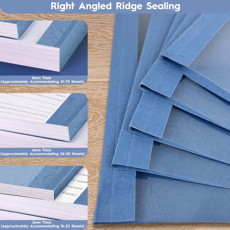 15 Sheets Thermal Binding Covers A4 Thermal Binding Covers PVC
