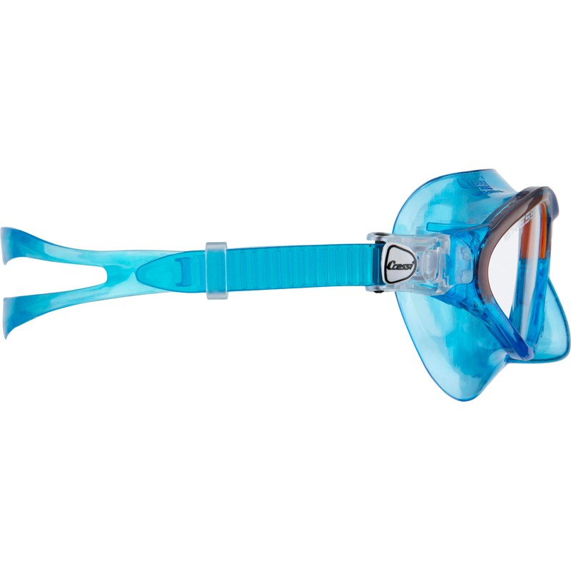 Cressi Moon Kid Mask, water activity mask for children, blue