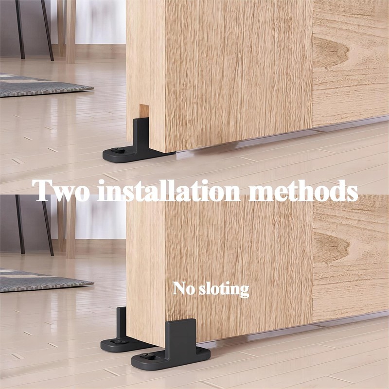 ZEKOO 8 FT Sliding Barn Door Hardware Kit, Sliding Door
