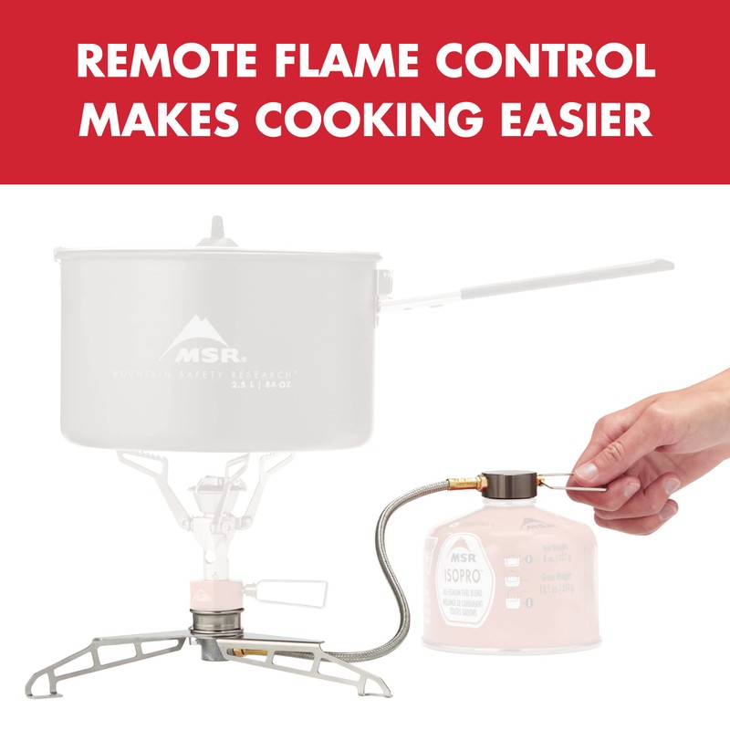 MSR Lowdown リモートキャンプ/バックパッキングストーブアダプター