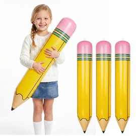 27 In Back to School Large Inflatable Pencil Balloons, Back to School Decor