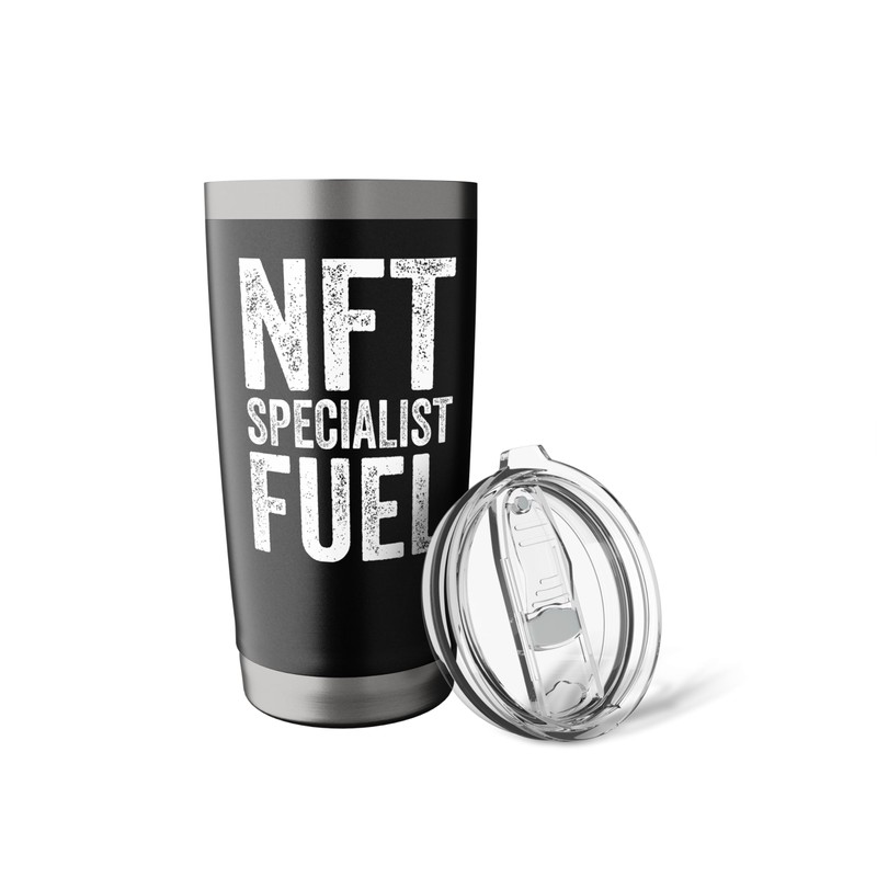 NFT Specialist Fuel Funny Crypto Coffee Lover Stainless Steel Insulated