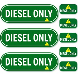 Diesel Only Sticker,16-Pack-Diesel Decals for Truck,Tractor,Fuel Can-Weather Proof, Strong Adhesive,Diesel Signs by RAMIEYOO