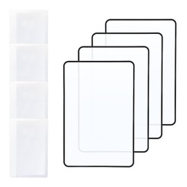 8pcs Page Magnifying Sheet for Reading, 4.7x7.1in & 2.2x3.2in 3X Lightweight Optical Plastic Fresnel Lens Bookmark Flat Magnifier for Seniors Low Vision People Reading Small Prints Maps Books