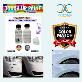 Complete Auto Care Chrysler Dodge Ram OEM Code PW7 GW7 Bright White - Genuine Car Paint Kit + Brush