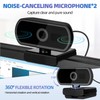 KIMIGO Full HD Webcam, USB a Webcam with Microphone for