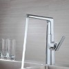 Faucet (F-001) 360 Degree Swivel Single Handle Solid Brass Chrome