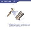 sourcing map 70Pcs Small Tiny Nails 1.5x10mm(DXL) Tiny Brass Nails
