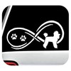 Poodle Infinity Decal Sticker for Car Window