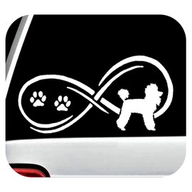 Poodle Infinity Decal Sticker for Car Window