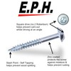 EPH Pocket Hole Screws for Hardwoods, # No.7 x 32mm