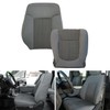 Slakerbe Driver Bottom Cloth Seat Cover, Bottom & Top Back