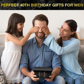 40th Birthday Gifts for Men, 1985 40th Birthday Decorations Gifts Ideas for Him, Turning 40 Gift Ideas, Cool 40 Year Old Gifts for Husband, Dad, Grandpa, Friends, Teachers, Boss, 20oz Tumbler Gift Box