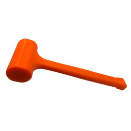 Dead Blow Hammer, Neon Orange, Spark and Rebound Resistant (3 LB)