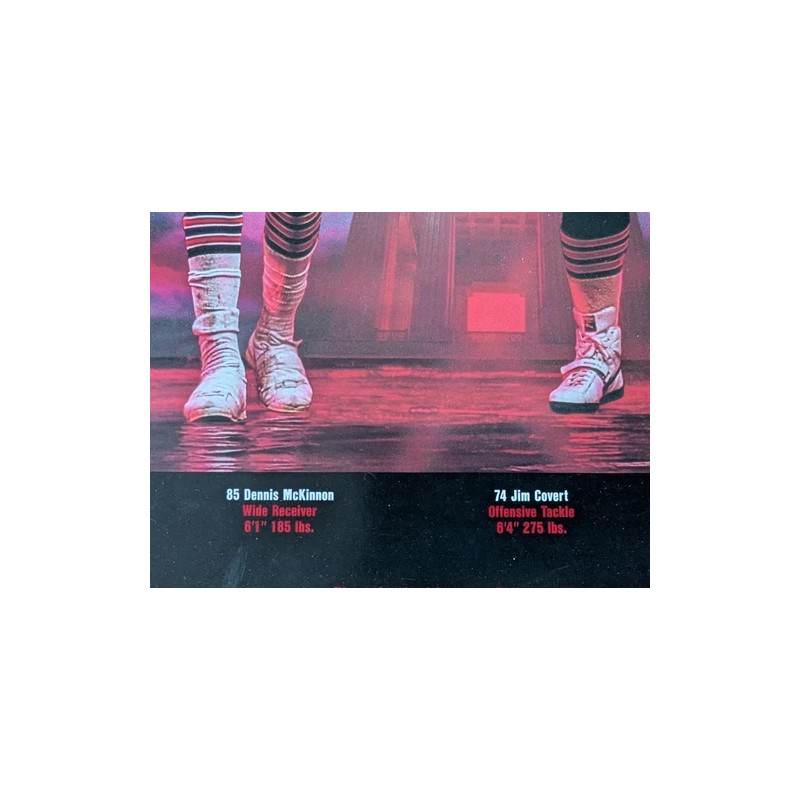 Chicago Bears Back with a Vengeance 1987 Poster featuring Hampton