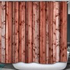 Bathroom Shower Curtain with 12 Rings Waterproof Thicken Bath Curtain