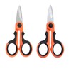2 Pcs Electrician Scissors Multi-Purpose Cutting Electrician Tools Stainless Steel