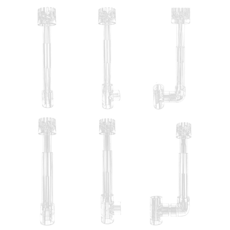 Clear Aquariums Skimmer with Pipe Outflows Water Plant Filter Cleaner