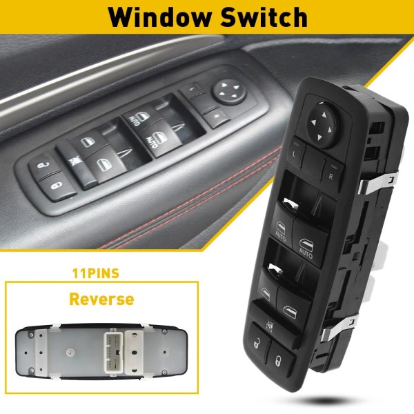 unbrand Driver & Passenger Side Window Power Master Switch For