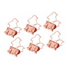 100Pcs Binder Clips Hollow Penguin Shape Sturdy Metal Small Binder