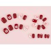 Sethaxy 24PCS Nail Tip, Very Short False Nails, Cute, Cute
