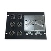 PROCRAFT FPPL-2DUP6X-BK Recessed Stage Pocket/Floor Box 2AC + 6CH (Any