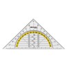 Westcott Set Square, Plastic, 14 cm, Transparent, Other Styles Available 20 Items