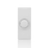 Byron DBW-22011 Wired Surface Mounted Doorbell Push Button, Universal Compatibility,