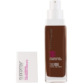 Maybelline New York Super Stay Full Coverage Liquid Foundation Makeup, Espresso, 1 Fl Oz