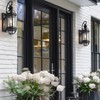 Milaii Outdoor Light Fixture 17" Copper Exterior Wall Lights Black