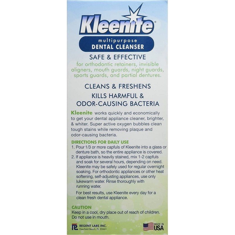 Kleenite Multipurpose Dental Cleanser, Fresh Mint, 90 Cleanings, 9 oz