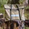 Adventure Kings Portable Firepit Bag 400GSM Ripstop Canvas Heavy-Duty Handles