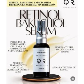 Sérum Facial Renovador Con Retinol Y Bakuchiol Qr                                                                                                     