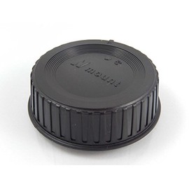 vhbw Black Plastic Rear Lens Cap Compatible with Nikon F Mount Lenses