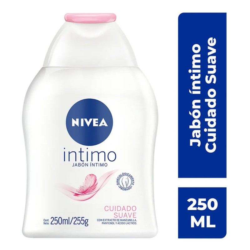 Jabón Íntimo Líquido Nivea Cuidado Suave 250ml