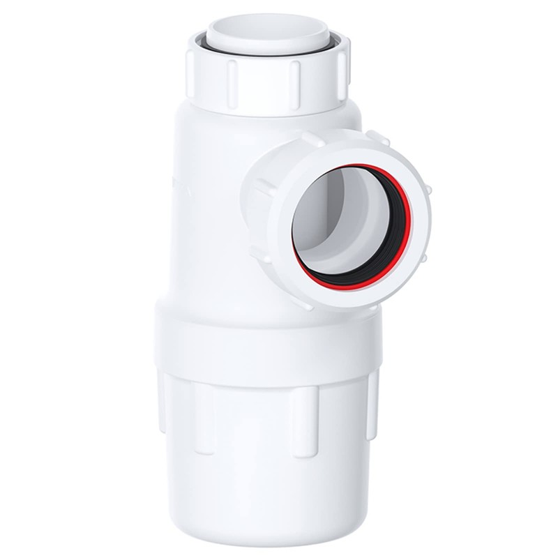 SPARES2GO Waste Bottle 40mm Basin Bidet Urinal Bathroom Kitchen 75mm