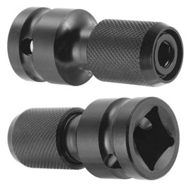 TA-VIGOR 2Pcs Nut Setter Driver Drill Bit Set, 1/4 inch Hex Shank Quick Change, Nut Driver Set for Woodworking, Machine Maintenance, Auto Repairing, Furnitures