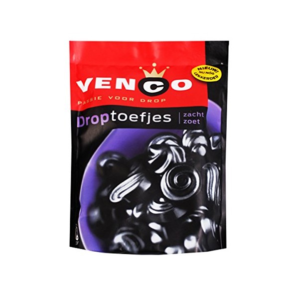 Venco Droptoefjes (Soft Licorice) 8.47oz licorice pieces by Venco