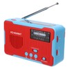 RD-666WBT Portable Solar Powered Emergency Hand Crank AM FM Radio