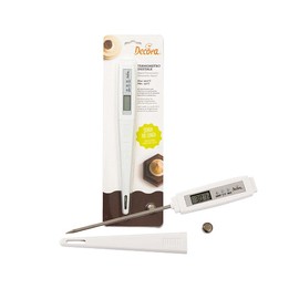 Decora 0152000 DIGITALES Thermometer -50° + 300° LÄNGE DER SONDE 12 cm, 24 x 9,5 x 2 cm