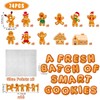 Kepeel Christmas Gingerbread Bulletin Board Classroom Decoration, Gingerbread Man Paper