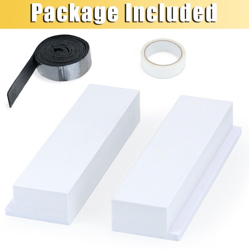 Powrocket 2 Pack Foam Block for U-Shape Window AC Units,Window