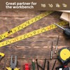 Saysurey 6 Pcs 12 ft Self Adhesive Measuring Tape Adhesive
