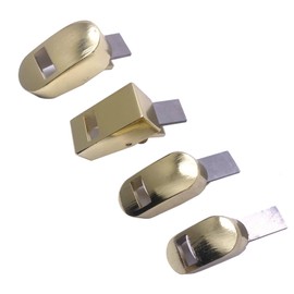 TUOREN Gold-Plated Violin Thumb Planer 8-16mm Mini Hand Planer Woodworking Plane Cutter Set DIY Making Wood Cutting Tool for Violin Viola Cello Instrument 5 Pcs